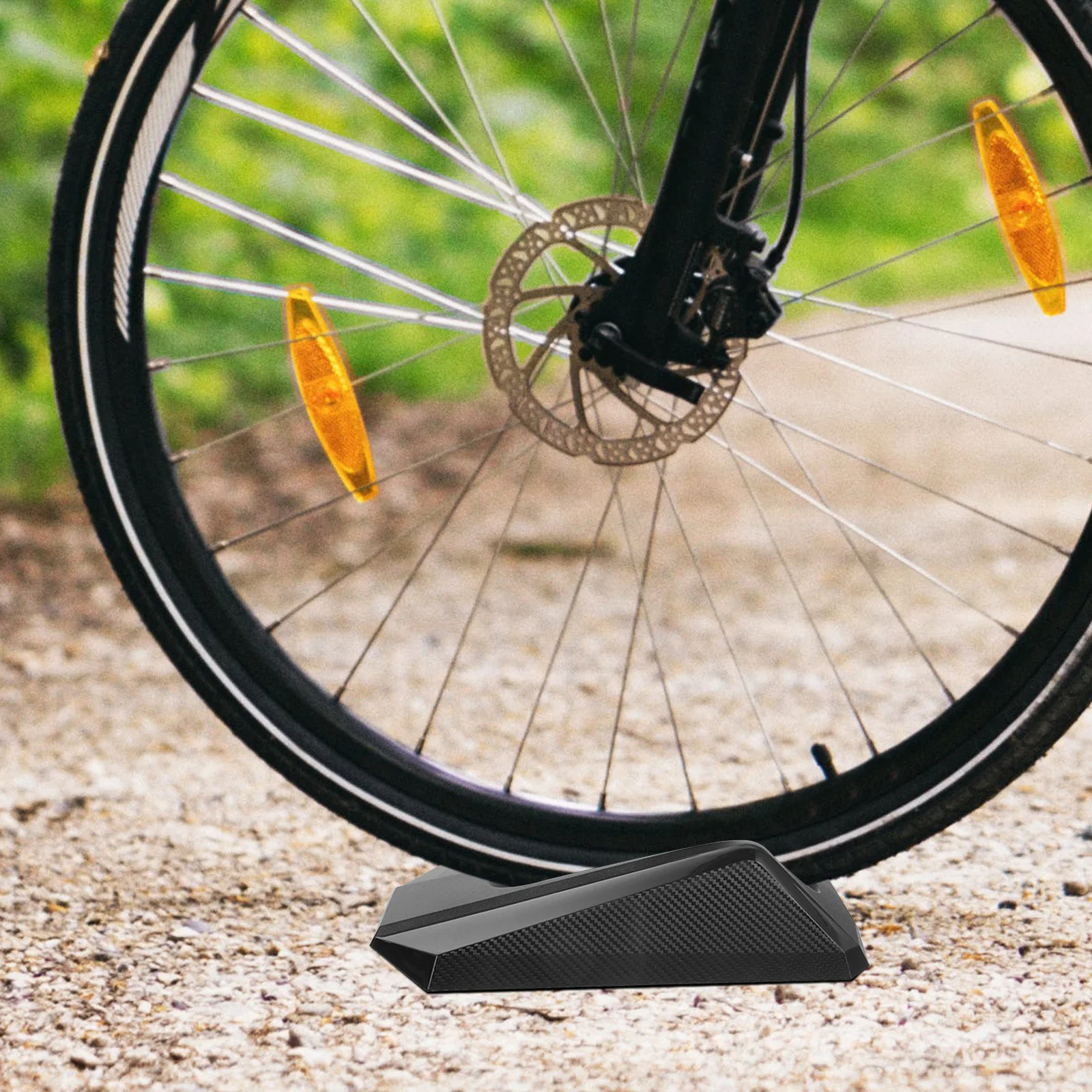 

Front Wheel Riser Block For Indoor Bike Trainer Non-Slip Cycling Stand Durable Bicycle Exercise Platform Pad Riser Block For