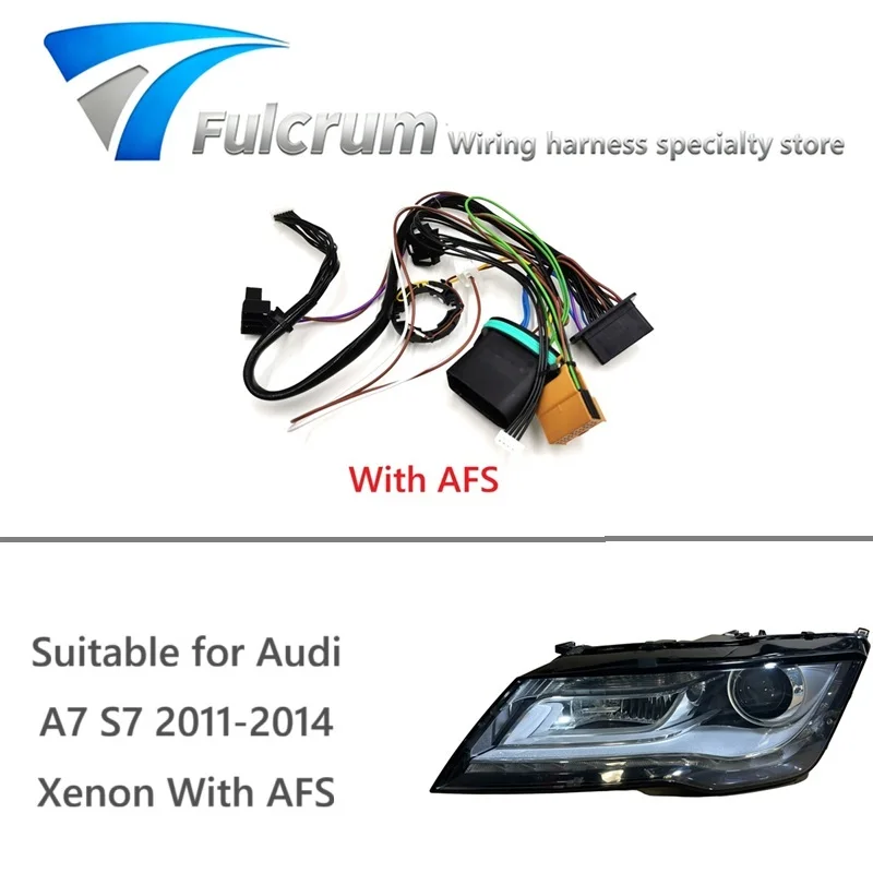 Suitable for Audi A7 S7 2011-2014 xenon headlight wiring harness headlight internal wire harnes plug wire harness with AFS