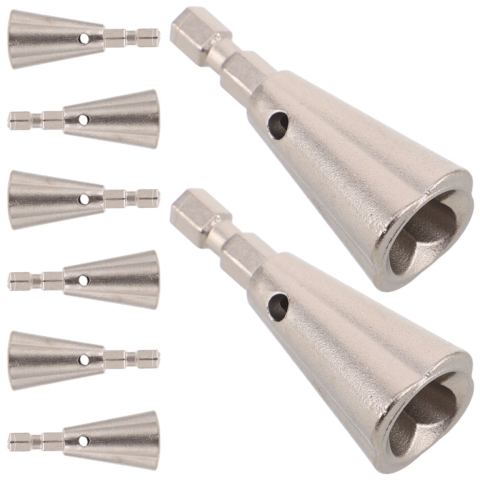 8Pcs High-Speed Wire Twisting Tool Electric Wire Connector Adapter for Drill Quick Cable Stripping Twisting Solution Time-Saving