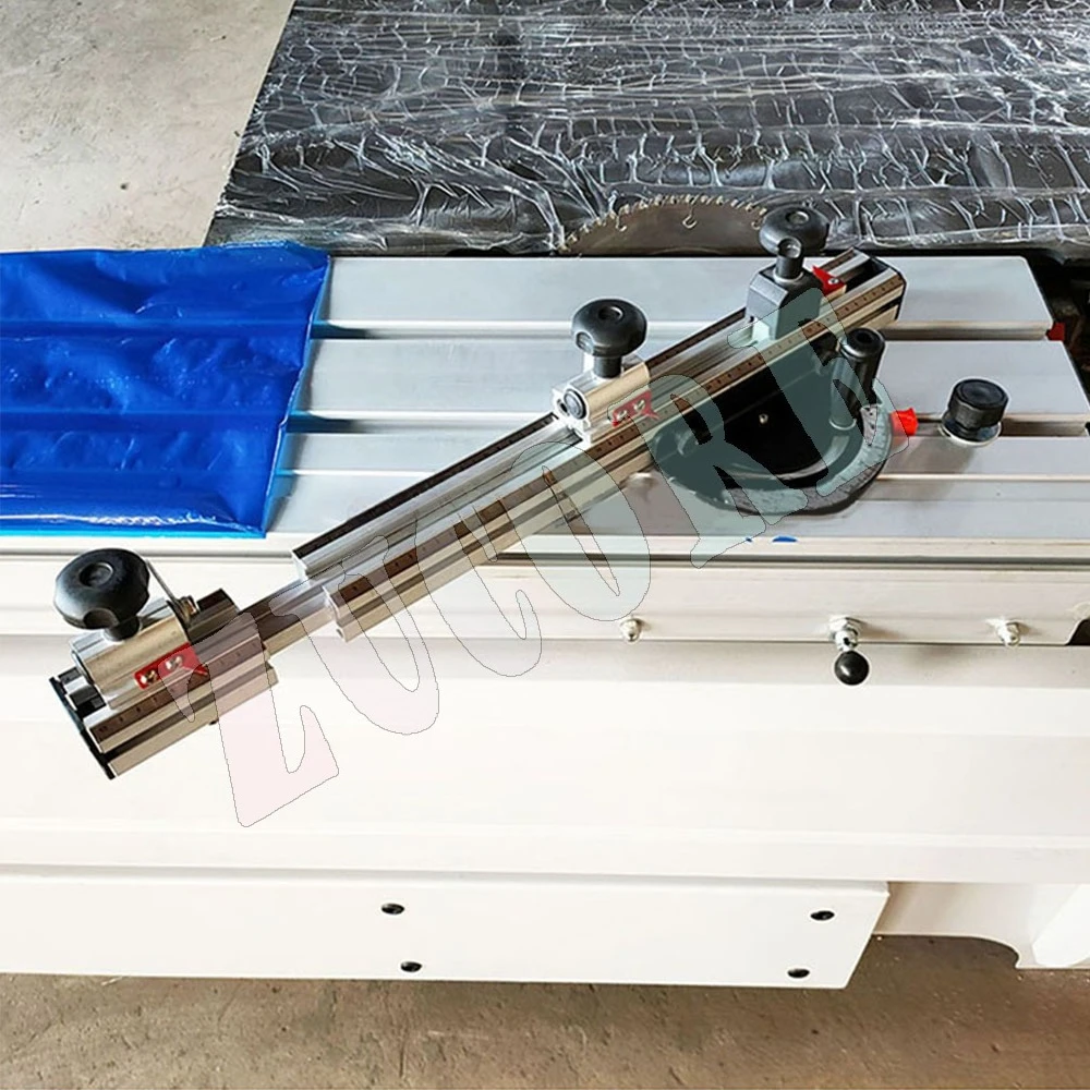 النجارة 0-60 درجة زاوية ميتري مقياس 1-1.4 متر سياج ممتد لمنشار الطاولة توجيه الجدول إعداد زاوية الدقة