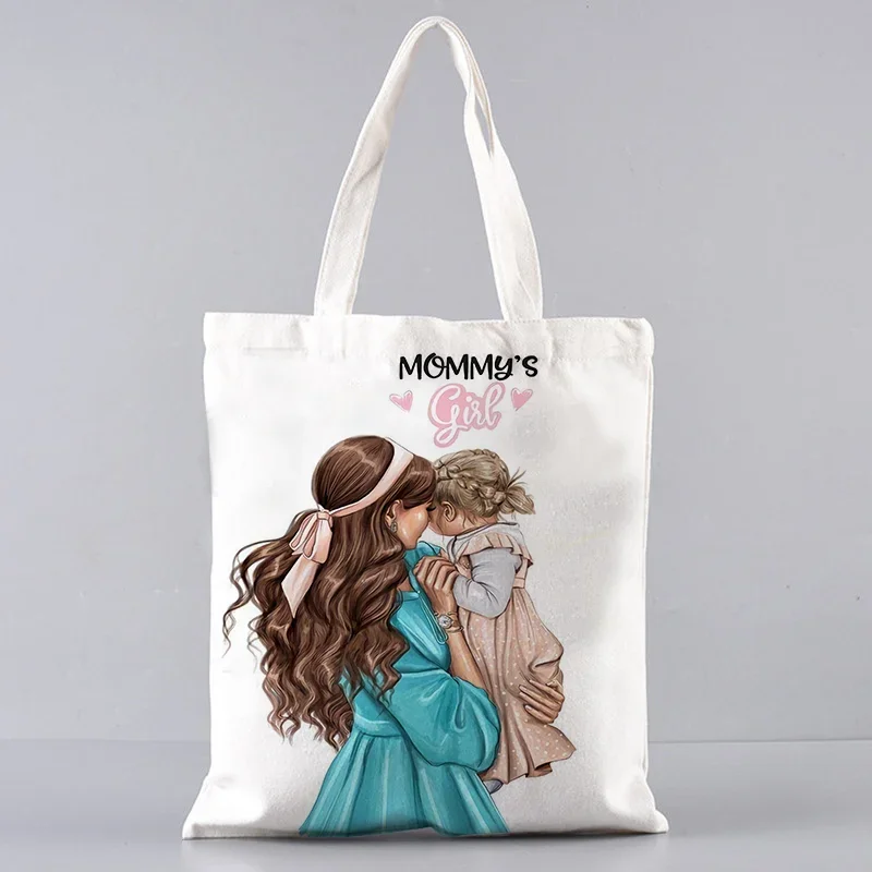 แม่เด็กพับผู้หญิงลำลองกระเป๋าถือ Eco Reusable Shopping กระเป๋าการ์ตูนน่ารัก Super Mama พิมพ์ Tote กระเป๋าเดินทางกระเป๋าสะพายไหล่