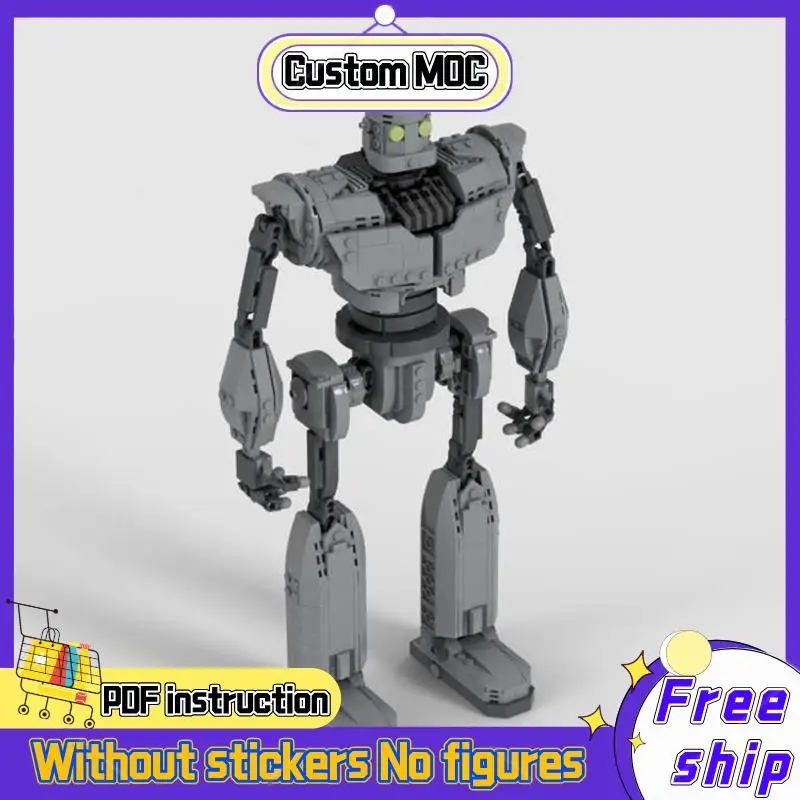 NEW 1052pcs cartoon movie MOC The Iron Giant Model DIY creative ideas christmas Toy Assembly Puzzle Birthday Gift