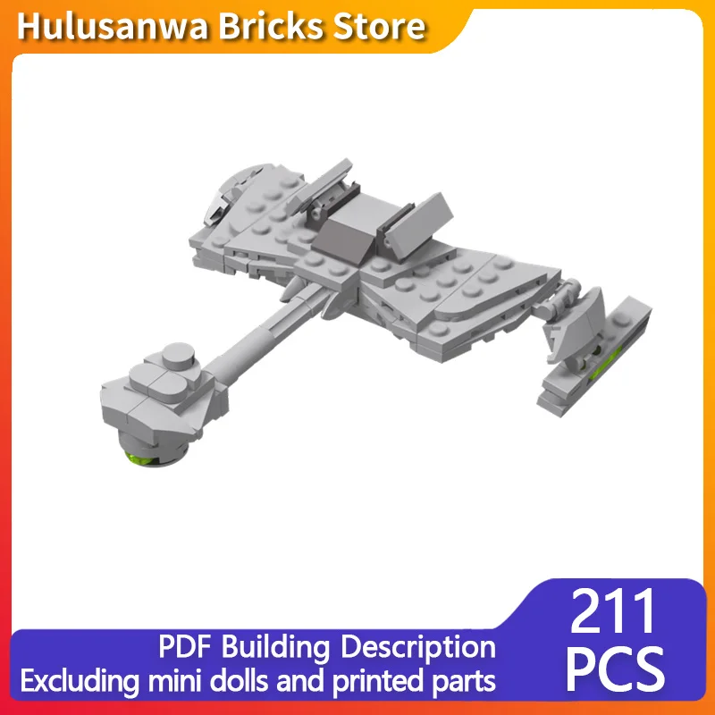 

Популярная модель фильма MOC, строительные кирпичи, космический бомбардировщик, модульные технологии, подарки, праздник, сборка, детские игрушки, костюм