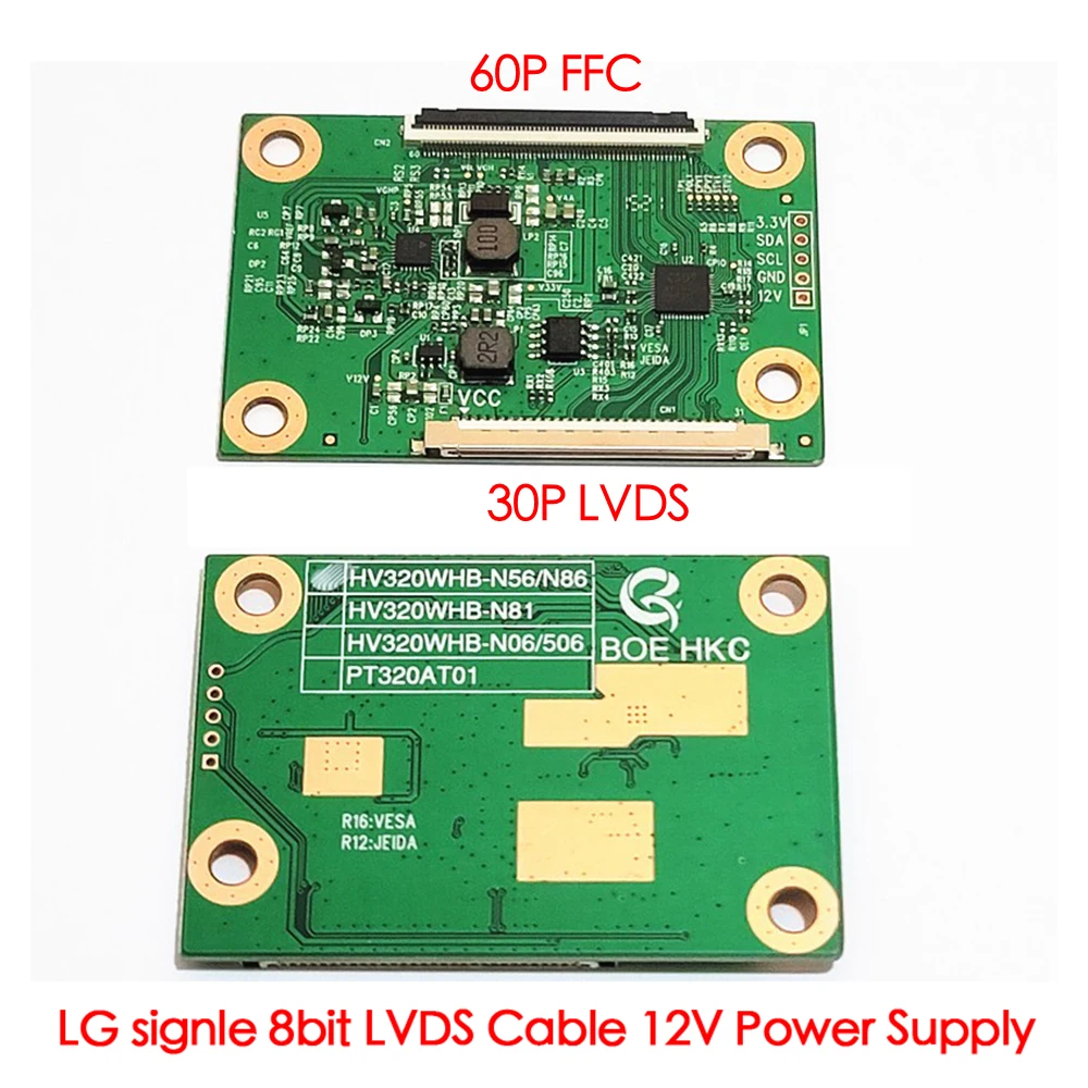 universal lcd tv logic board HV320WHB-N81/N06 HV320WHB-N86/N56 HV320WX2-500/506 BOE Logic Board T-CON CV320PW05C PT320TA03-4