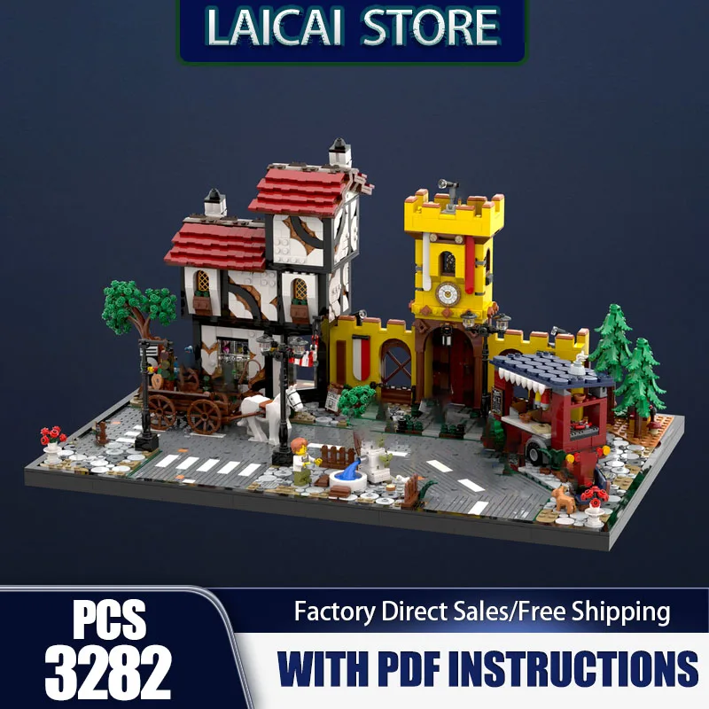 

Modular City Building Model Moc Building Bricks Town Square - Reboot Model Technology Modular Blocks Gifts Toys Sets Assembly