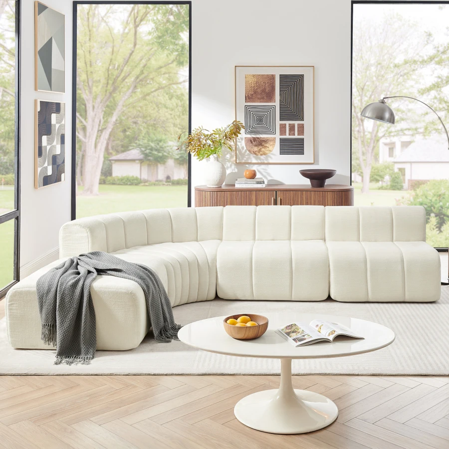 Modern Curved Modular Sectional 2