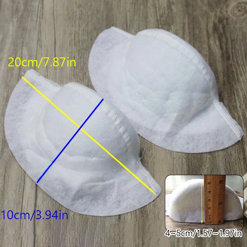 1 paire d'épaulettes souples de 5Cm d'épaisseur, coussinets hauts de cryptage, épaulettes en mousse pour Blazer T-Shirt vêtements accessoires de couture