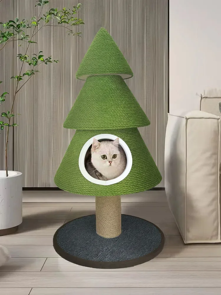 Cat climbing frame, Christmas tree, cat scratching board, sword rope,