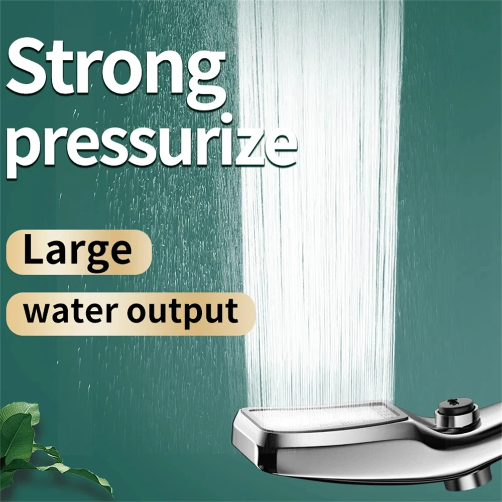 Bathroom Accessories Shower Head High Pressure Large Water Output Universal Adaptation Pressurized Hand Shower Nozzle Water