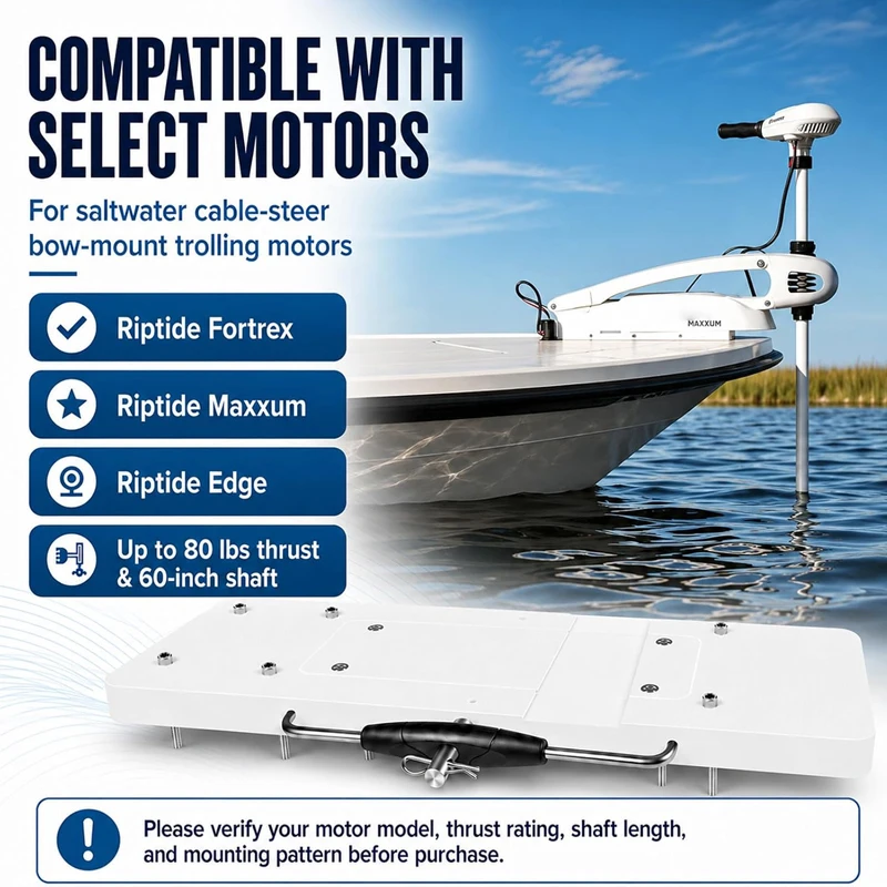 For Minn Kota Trolling Motors Mounting Bracket,Up to 80 lb Thrust 60
