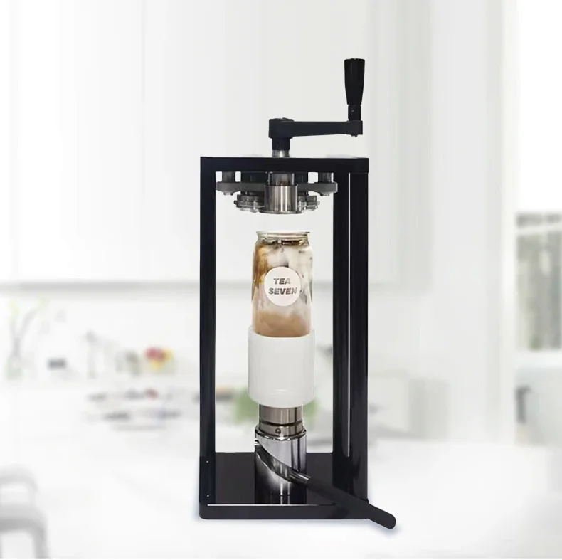 Machine de remplissage et de scellage semi-automatique Meihui 40-170 mm pour canettes de bière et de soda - Scelleuse manuelle pour canettes à ouverture facile pour bouteilles en aluminium