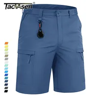 TACVASEN-pantalones cortos informales de verano para hombre, ropa de trabajo para correr, trotar, deportivos, de nailon, antidesgarro