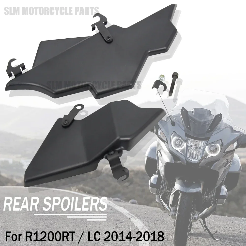 

NEW Motorcycle Matt Black Splash Guards Rear Spoilers Deflector Panel Fairing Covers For BMW R1200RT R 1200 RT LC 2014-2018 2017