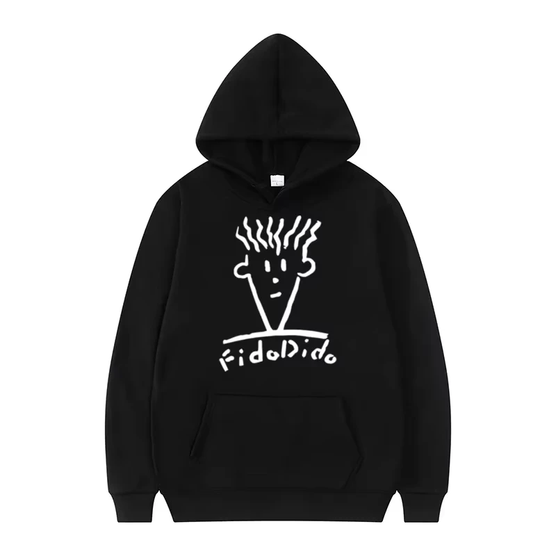 

Men's fashion casual popular beverage printed street clothing fashion hooded sweatshirt Fido Dido autumn new collection