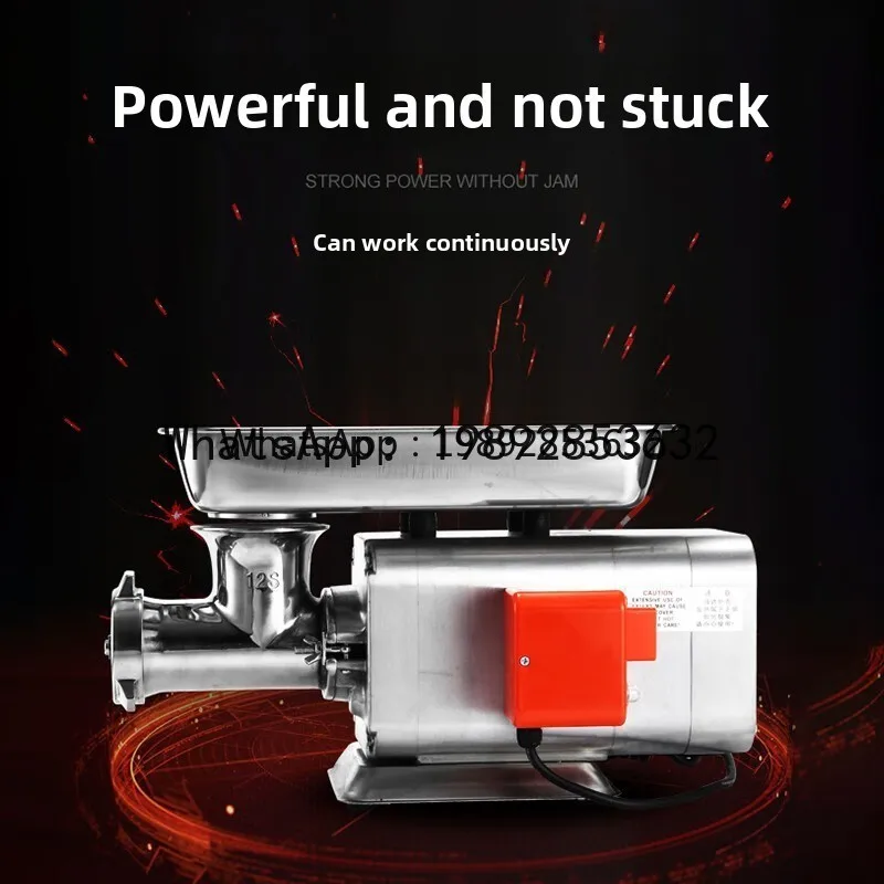 JX   Meat Grinder Multi-Functional Desktop All Stainless Steel Meat Mincer High-Power Electric Meat Grinder Sausage Maker