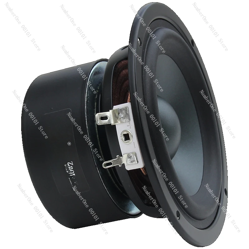 4-Inch Double Magnetic Voice Pure Alto Speaker round Professional Three-Frequency Speaker Fever Medium Frequency