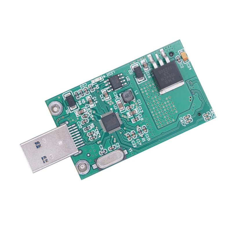 MSATA USB 어댑터 mSATA SSD 어댑터 변환기 카드 mSATA-USB 3.0 라이저 보드 6G 미니 m-SATA SSD 케이스, 512GB 1TB m-SATA SSD