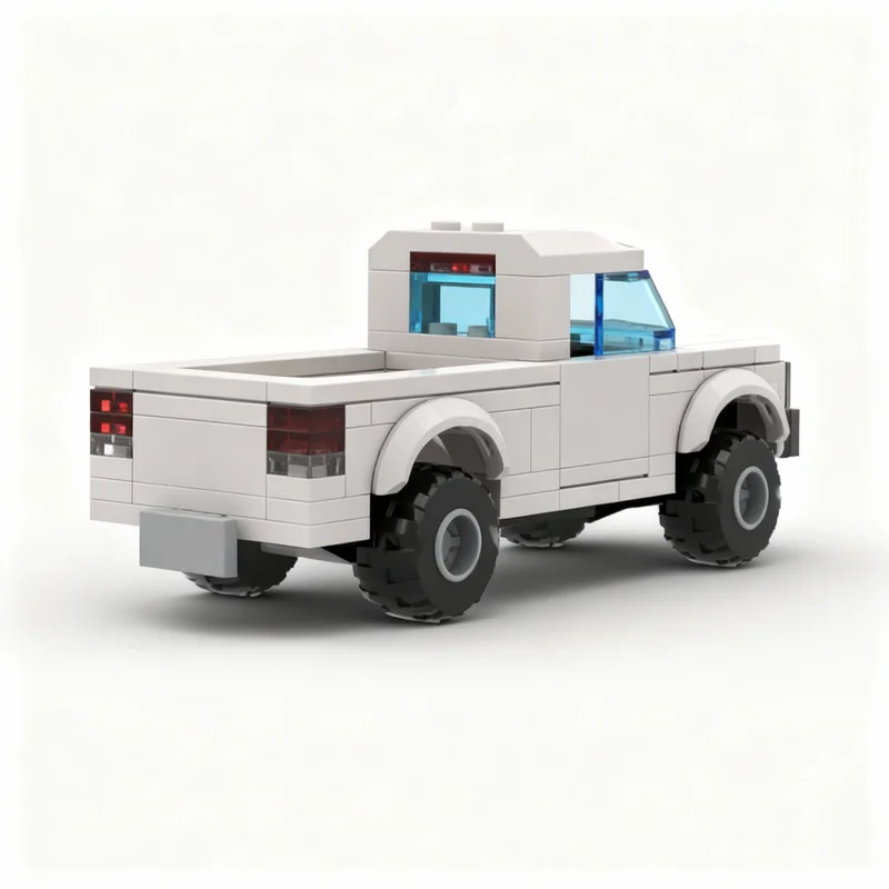 136pcs MOC City 5-Wide Fordes Ranger Model Building Blocks Christmas Gifts Toy Collection DIY Creative Display Art Birthday Idea