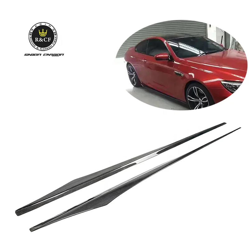

Carbon Fiber Side Skirts Extention V Style Side Skirts for BMW F06 F12 F13 M6