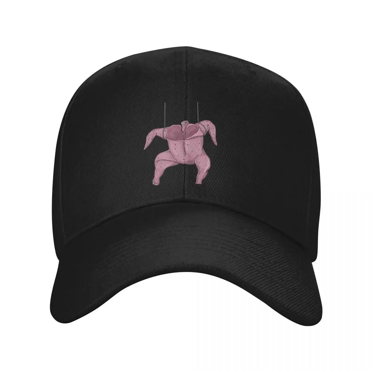 

Chicken on a String Baseball Cap Sunhat Unique hats funny hat Girl Men's