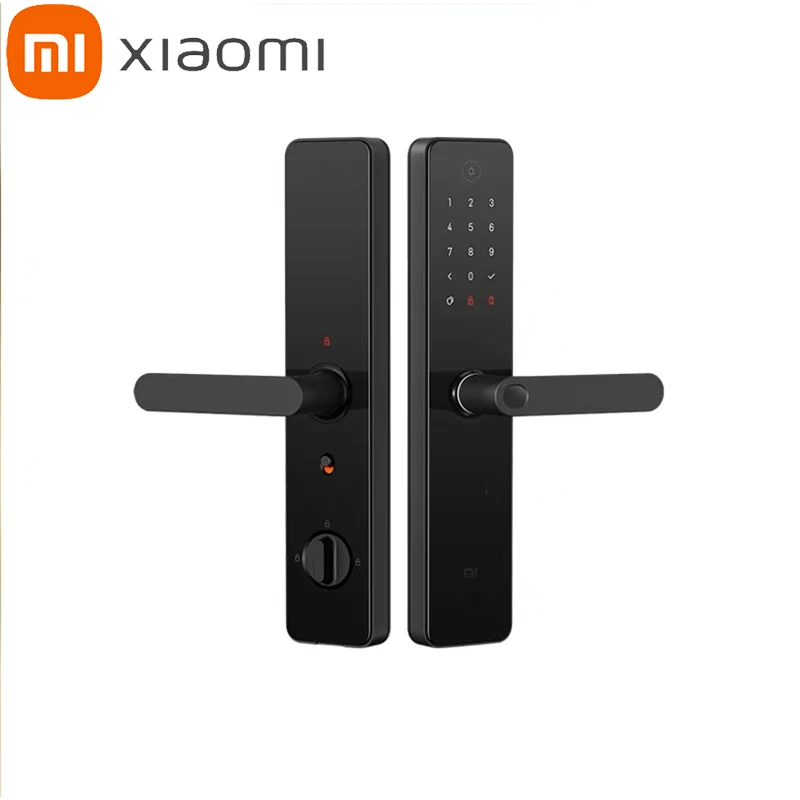 

Xiaomi Smart Door Lock 1S 3D Semiconductor Fingerprint Recognition Support Bluetooth Ios System Electronic Doorbell Safety