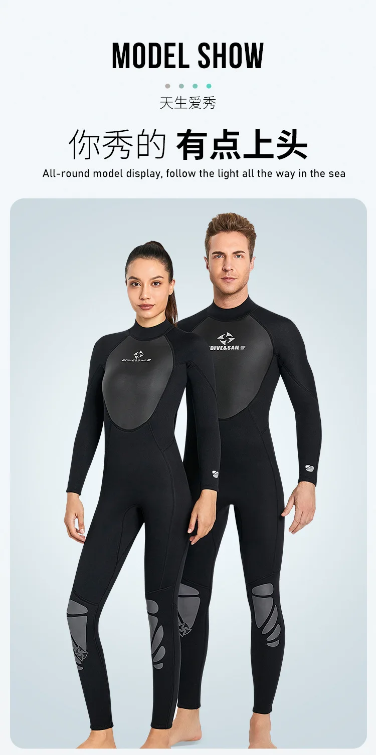 Veste De Plongée Néoprène Femme 3 Mm - Combinaison Thermique Pour Sports Aquatiques