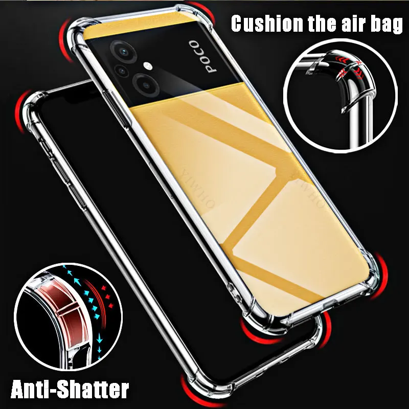 For Xiaomi Poco M5 Clear Phone Soft Case HD Transparent for Xiaomi Poko M5 6.58\