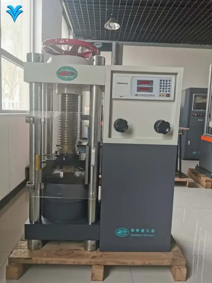 Machines manuelles d'essai de compression de béton de machine d'essai de résistance à la compression du béton 2000KN