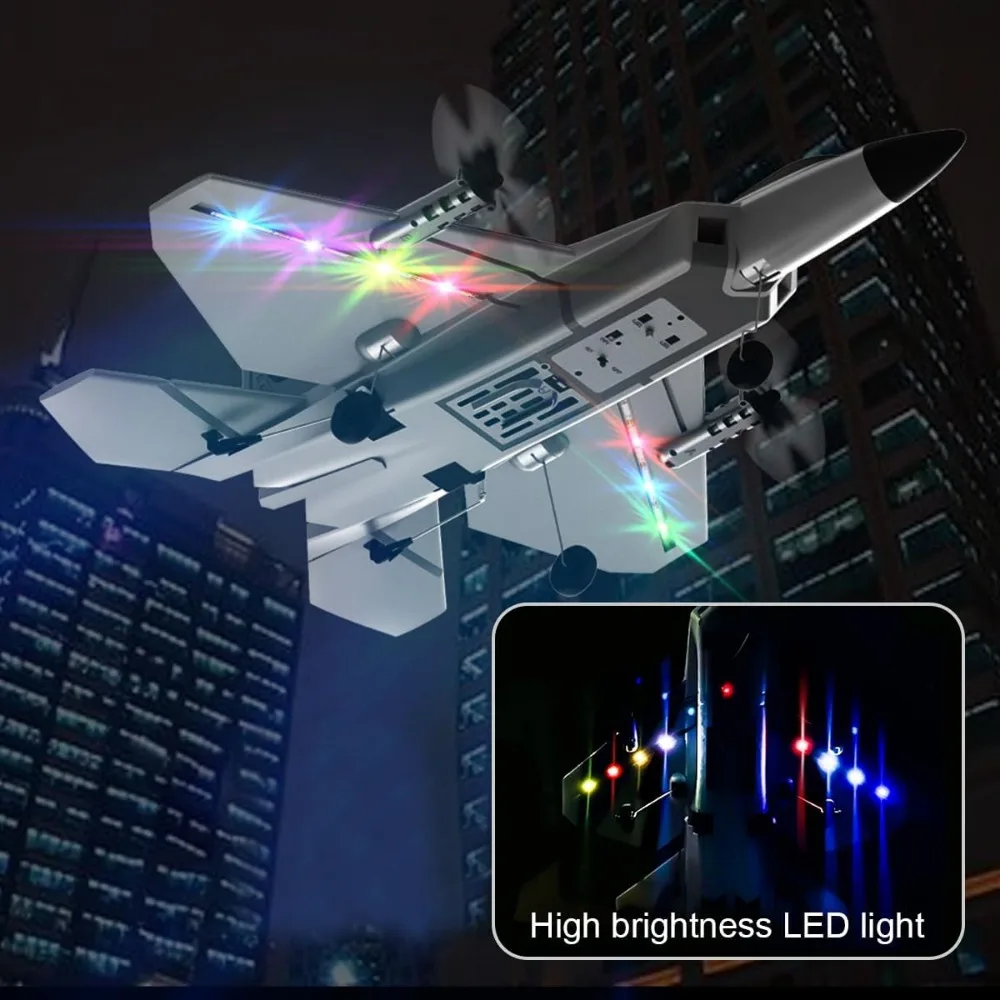 F-22 R/C Airplane for Beginners and Adults with 4-Channel Remote Control, Xpilot Stabilization, and Aerobatic Features