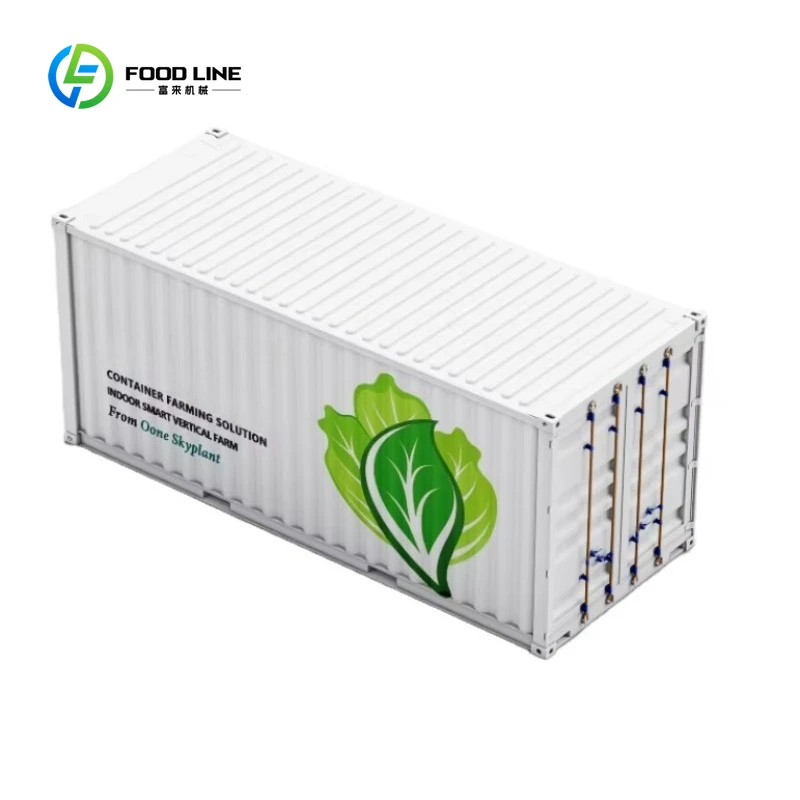 Customized Intelligent Control Hydroponic Container Greenhouse Vertical Farming Container Plant Factory