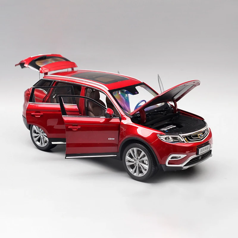 Geely Atlas Suv, Automobile Micromodel, 1:18, Alloy Car Model, Display Decorations, Adult Gifts, Red