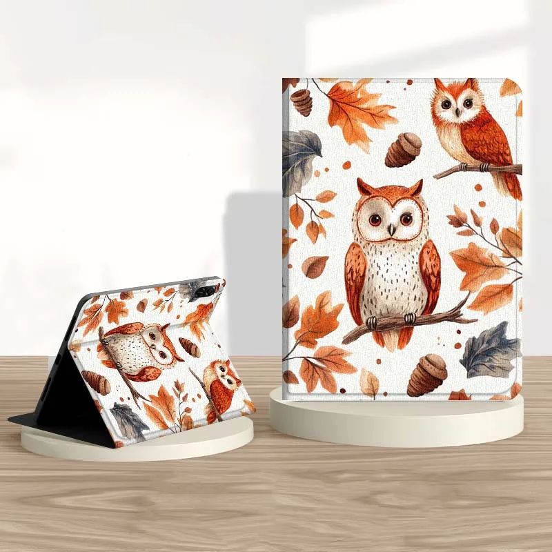 Cartoon owl design art Tablet Case For Honor Tab Pad 6 7 8 9 X8 V7 V8 X9 13 X8a X9a Pro 10 Magic GT GT2 10.1 13.3 Inch