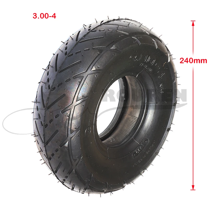 tyre 3.00-4 Inner Tube and out tire for Knobby Scooter Go Kart Electric scooter Highway  Accessories