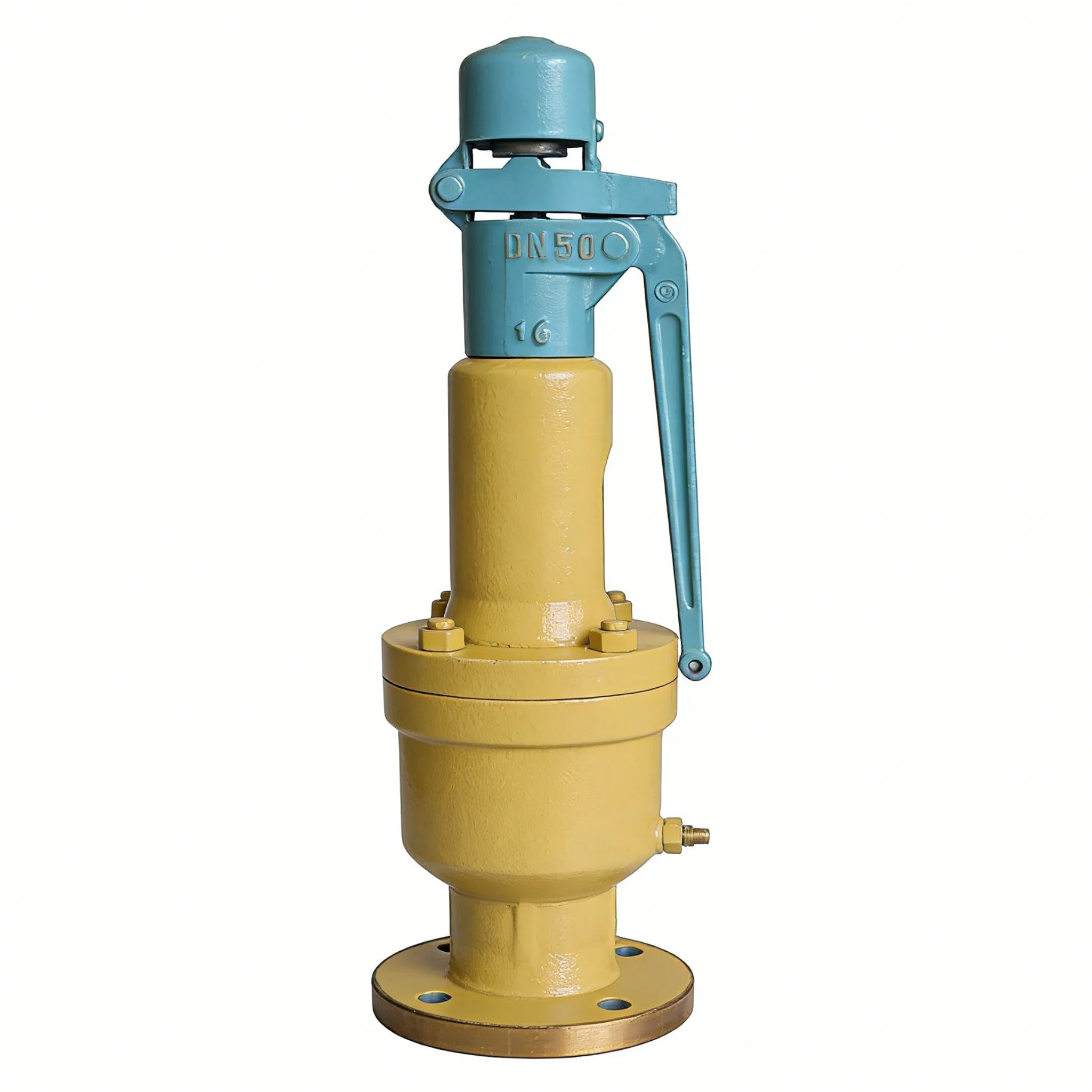 Carbon Steel Spring Loaded Flange Safety Valve Full Opening Pressure Relief Valve For Boiler Gas Pipeline