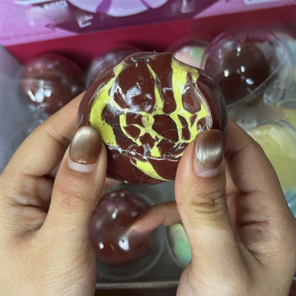 Soothing Slow Rebound Stress Balls Wax Skin Quiet Design Squeeze Gentle Pinch Twisted Design Fidget Restless Mood