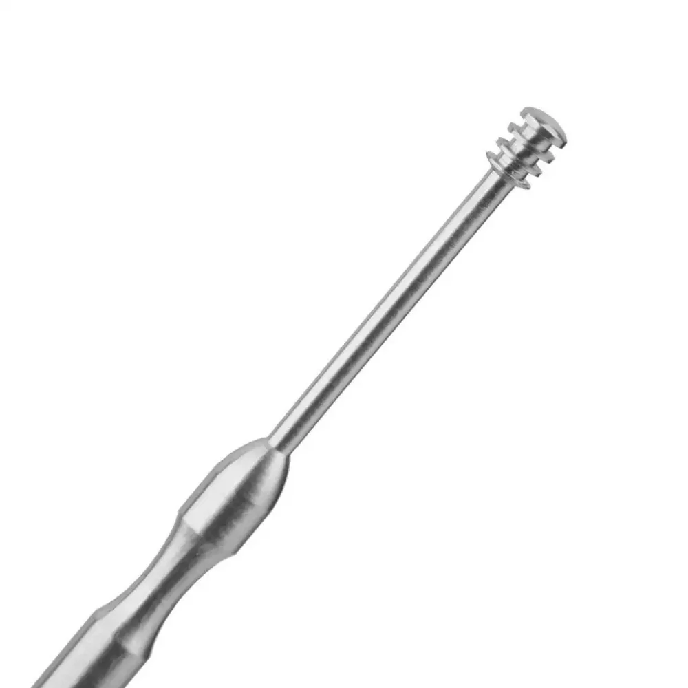 Stainless Steel Earwax Removal Tool Double Head Ear Care Spoon Earpick Ear Cleaning Tools Reusable 360° Spiral Cleaning Ear Pick