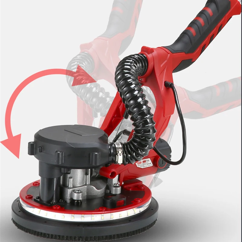 Multifunktionaler elektrischer Trockenbauschleifer, Deckenschleifer mit ausziehbarer Stange, tragbarer Wandschleifer mit Staubsammelfunktion