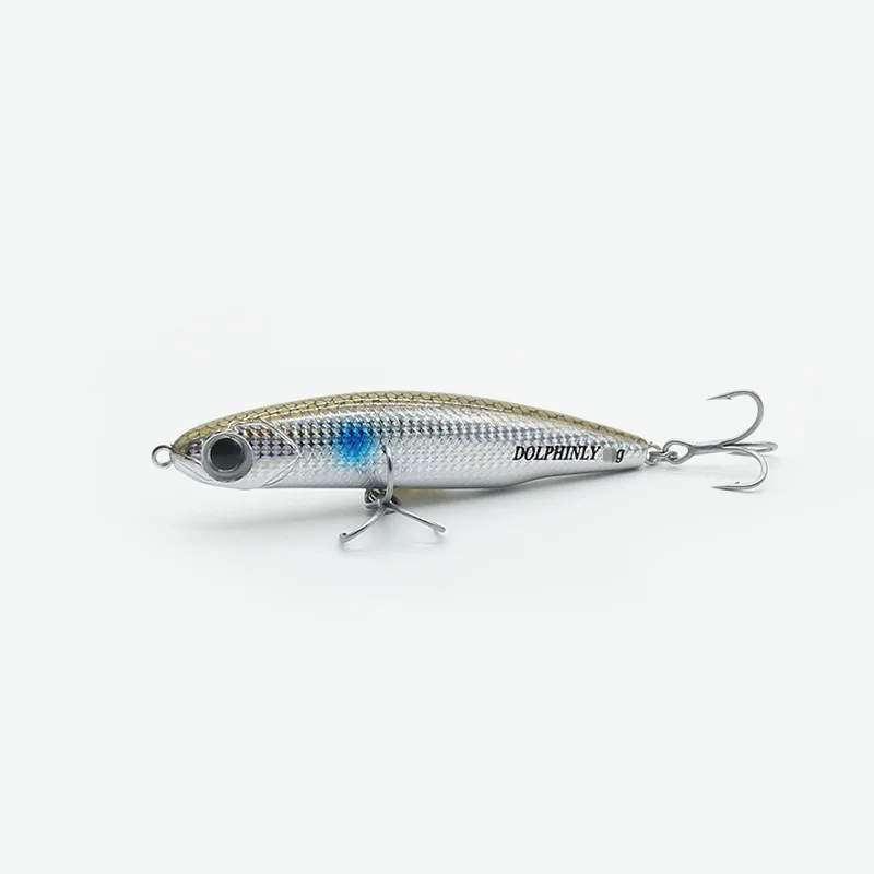 1 Stück 7,5cm 12g Micro Sinking Pencil Köder Vibrierender Kleiner Silberfisch-Köder zum Angeln auf Kleinen Schwarzbarschen und Süßwasser-Weißfisch – Detail 10