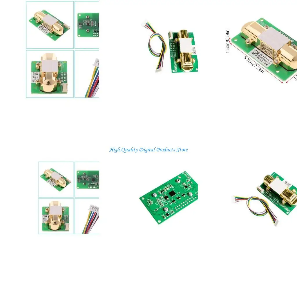 

U2JE High Sensitivity Infrare CO2 Gas Sensors, 0-5000PPM with Digital and Analogs Outputs for Environmental Monitoring