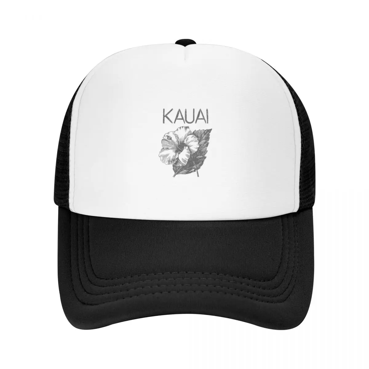

Kauai Distressed Hawaiian Flower Sweat Baseball Cap Horse Hat sun caps Military Cap Man Hats Woman Men's