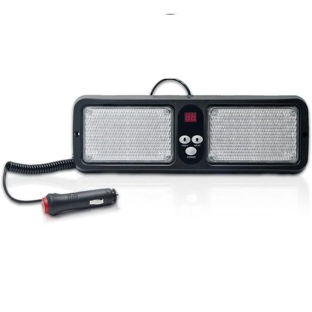 

86LED Blue & Blue Strobe Warning Light Suitable For cars Ss vans and trucks with DC 12V power supply Car Accessories