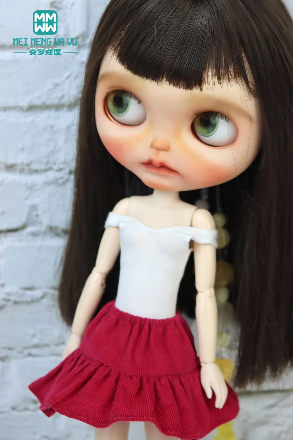 

28cm Blyth clothes Azone OB22 OB24 doll accessories fashion skirt jacket toy gifts