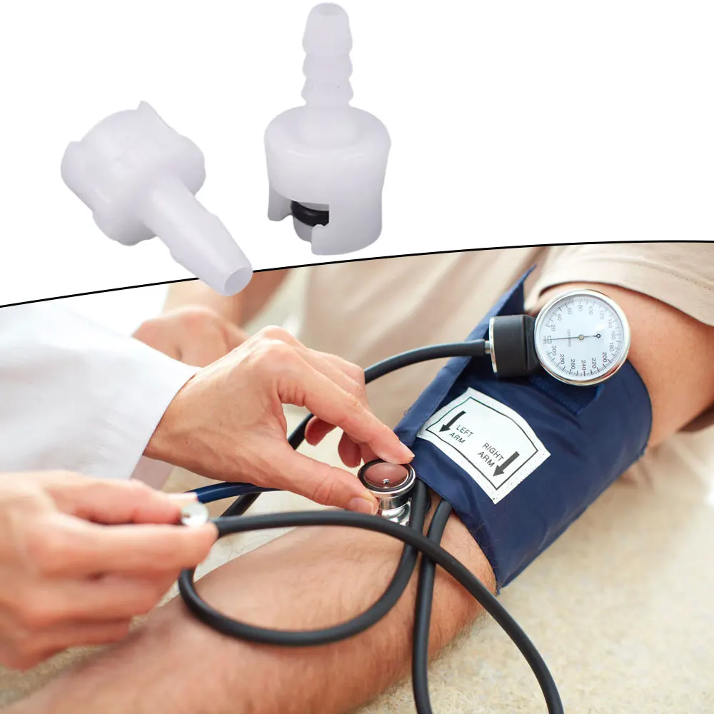 NIBP Blood Pressure Cuff Single Tube Air Hose Connector For Welch Allyn/Marquette/Datex-Ohmeda Zoll Slot To Lock Plug