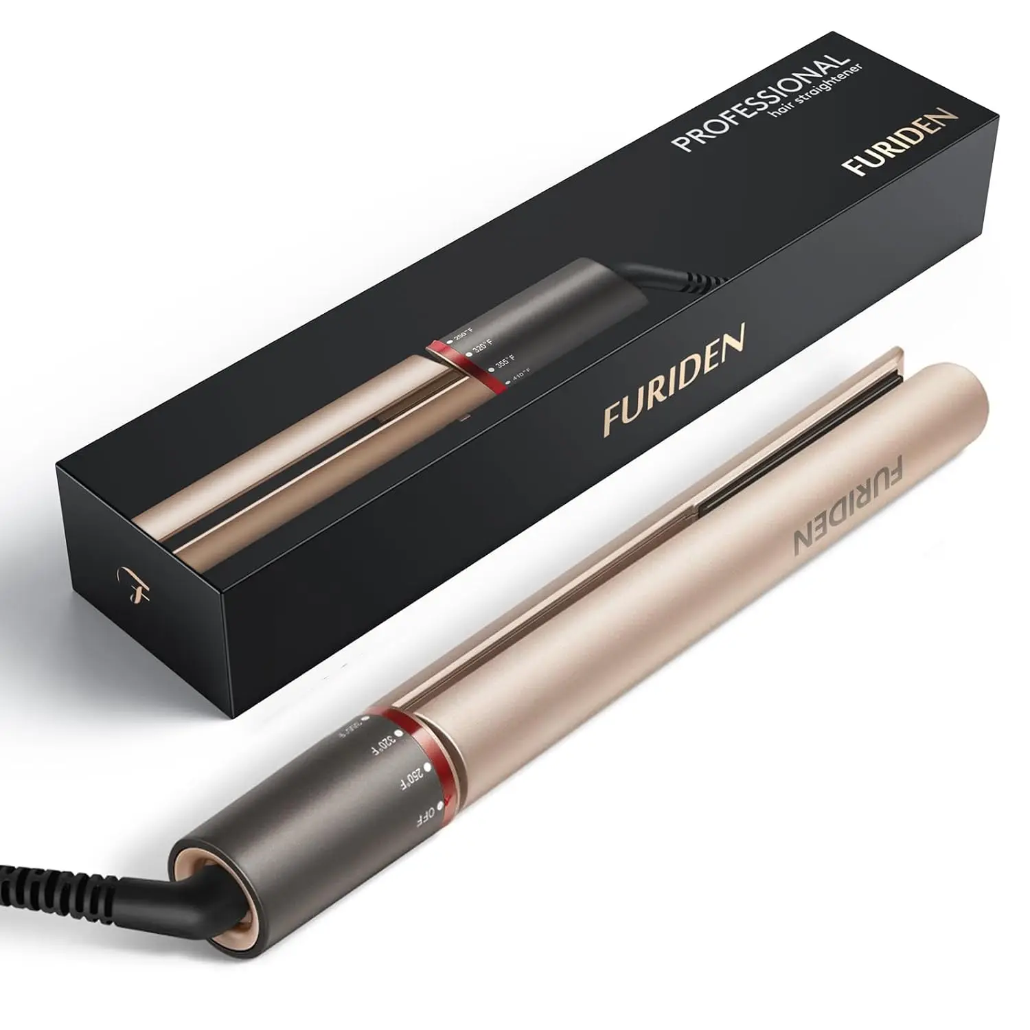 

Professional Salon Quality Hair Straightener and Curler 2-in-1, Fast Results, Long Lasting Flat Iron