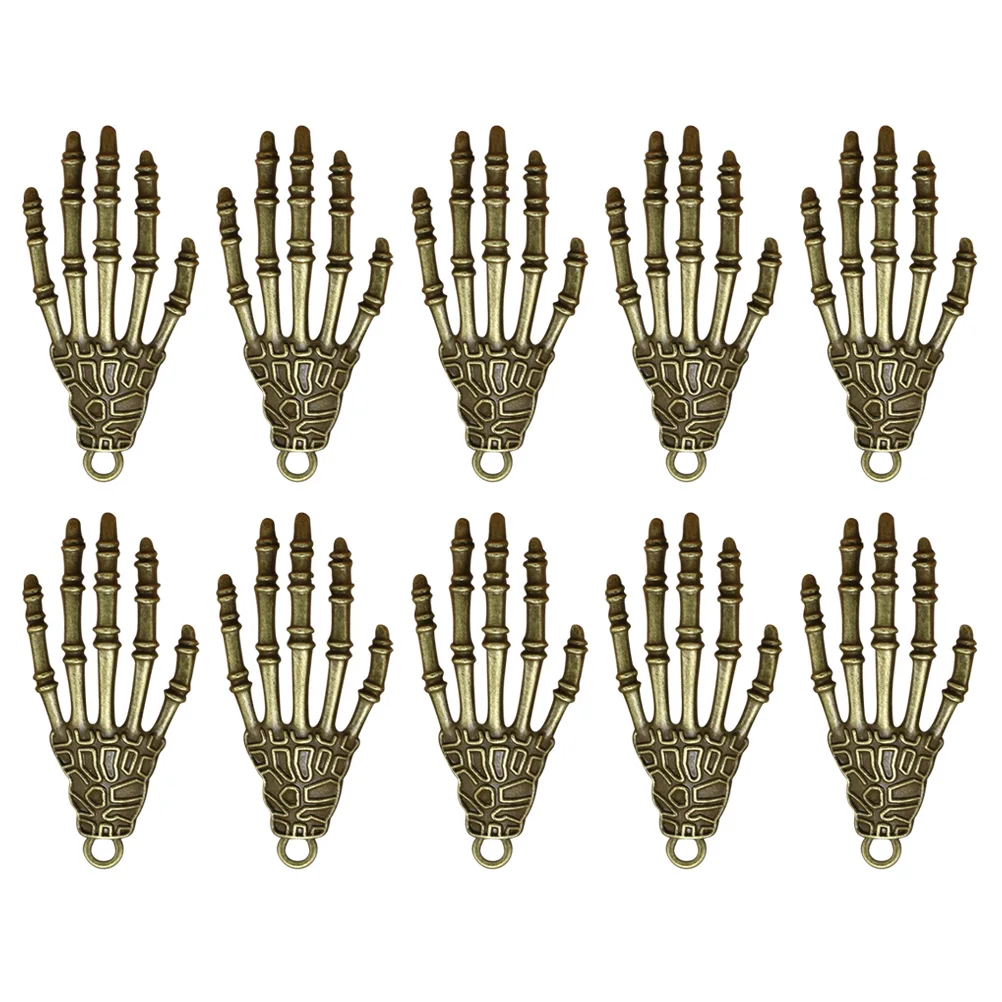 

20pcs Alloy Bone Pendant Charms Diy Jewelry Making Accessories For Necklace Bracelet Keychain Dangle Scrapbooking Decorative