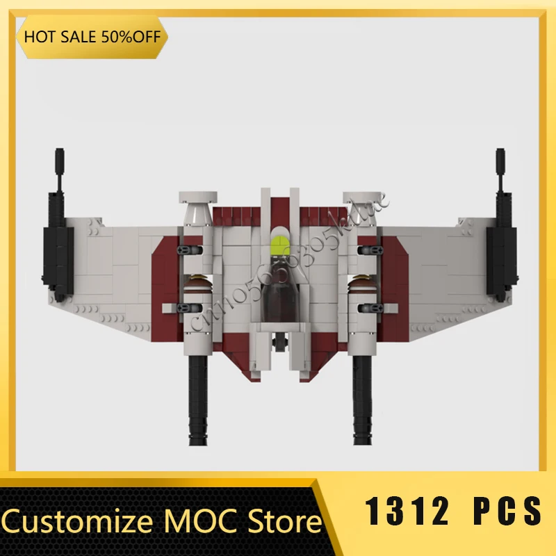 1312 قطعة نموذج مشهد مقاتلة Lnterstellar الساخن مخصص لتقوم بها بنفسك مجموعة تعليمية تجميع إبداعي هدايا عيد الميلاد للأطفال #5