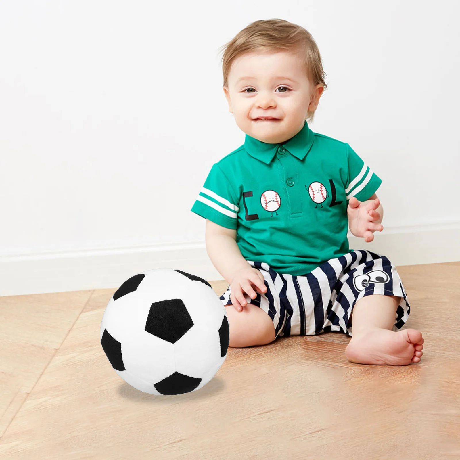 Soccer Toy Plush Ball Throw Pillow Figure Toys for Kids Waist Pad Elasticity Football Supplies