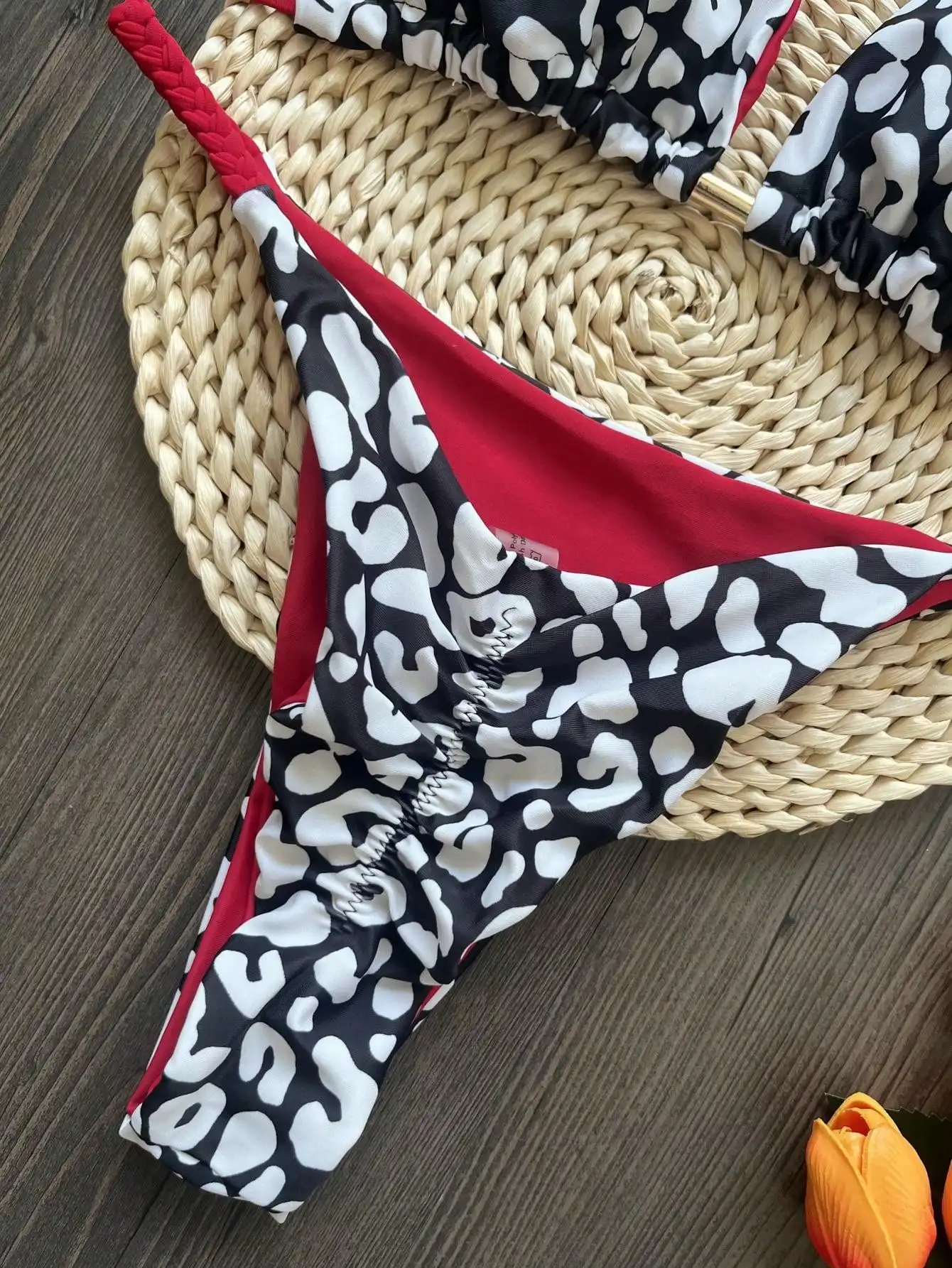 RUOTONSEPT-Maillot de bain deux pièces pour femmes, bikini brésilien sexy, triangle, col licou, imbibé, nouvelle collection