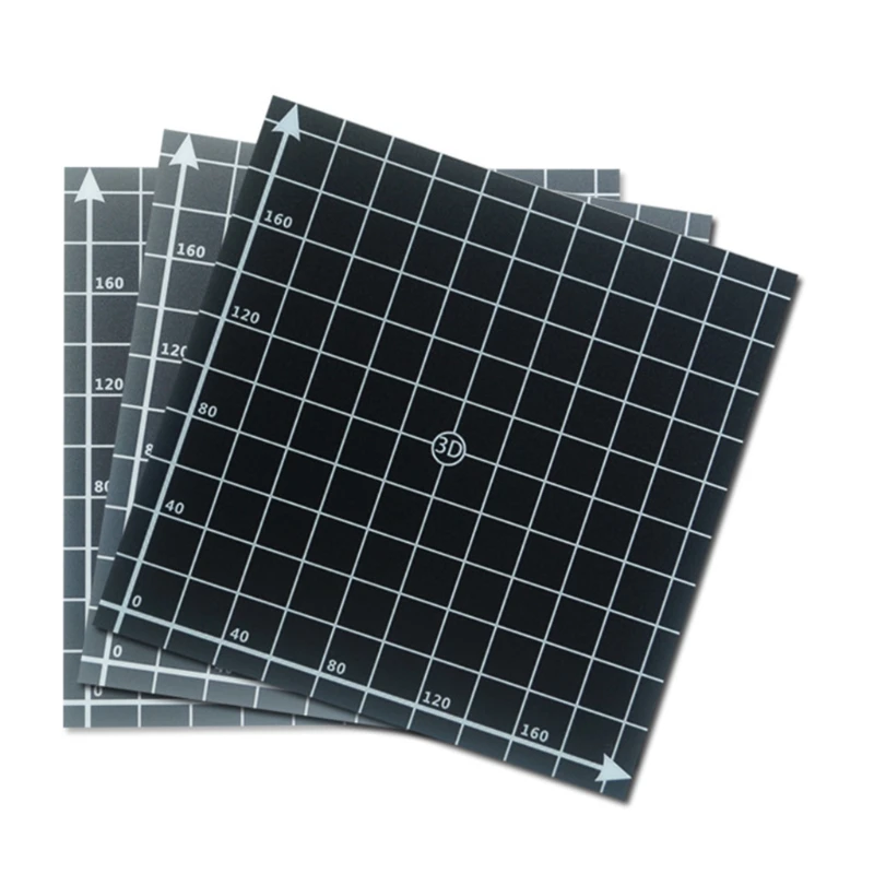 With Coordinate 3D Printer Build Surface Sheet Square Heat Bed Sticker 220mm/ 300mm Heat Resistant Mat