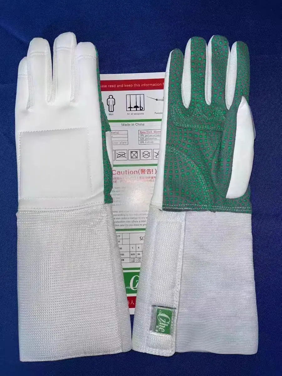 mens-fencing-gloves-silicone-anti-slip-wrist-protector-all-star-competition-wear-resistant-swordsmanship-training-gear